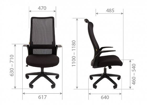 Кресло для руководителя "Chairman 573" - схема