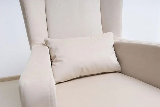 Кресло интерьерное - Кресло интерьерное, Newtone Light Beige (микровелюр), подушка