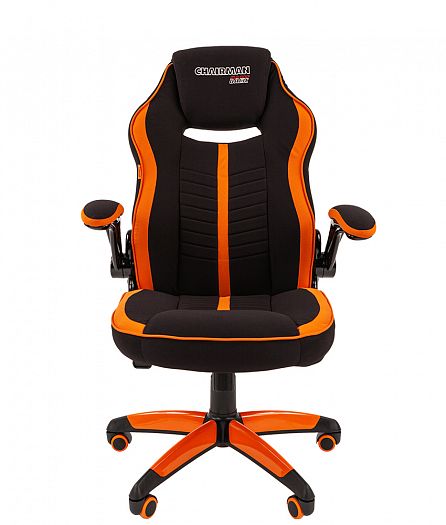 Кресла для геймеров "Chairman GAME 19" - Кресла для геймеров "Chairman GAME 19", Ткань оранжевый/Тка