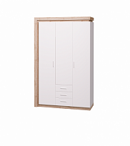 Шкаф 3-х дверный для одежды с ящиками без зеркал "Люмен" №15