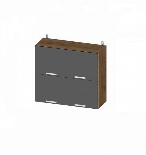 Шкаф верхний горизонтальный "Мерано" ШВГ 800 - схематичный вид