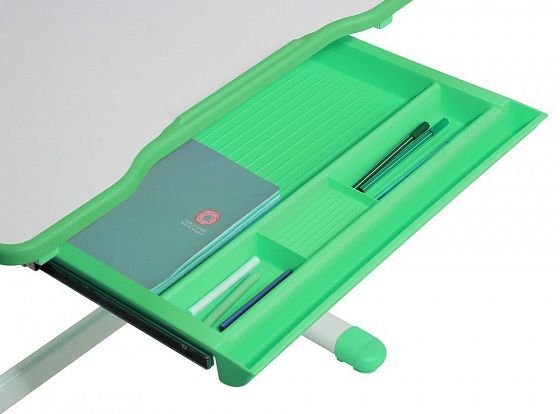 Комплект с партой и стулом "Cantare" - Ящик-органайзер, цвет: Зеленый