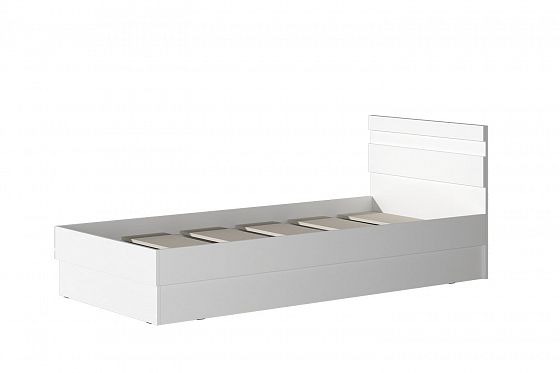 Кровать "Хилтон" 900 мм - Белый текстурный