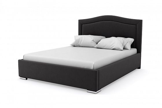 Кровать "Valeri LUX" 800 с ламелями - Кровать "Valeri LUX" 800 с ламелями, Цвет: Черный 035