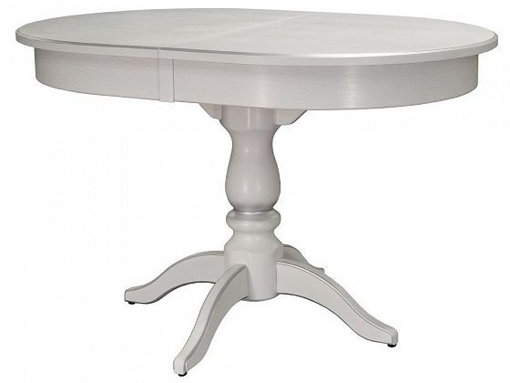 Стол обеденный "Тарун 4" - Стол обеденный "Тарун 4", Цвет: белый / серебро