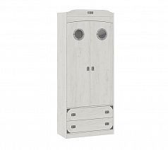 Шкаф комбинированный для одежды "Калипсо" с иллюминаторами СМ-389.07.022
