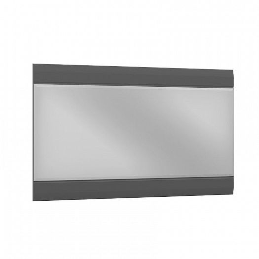 Зеркало навесное (1200 мм) "Лайт" 80.26 - Зеркало навесное (1200) Лайт, цвет: Серый глянец/Дуб Соном