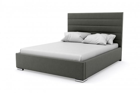 Кровать "Modern" 1600 с ламелями - Кровать "Modern" 1600 с ламелями, Цвет: Серый 012