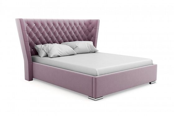 Кровать "Versal" 1800 металлическое основание/стразы - Цвет: Сиреневый 108