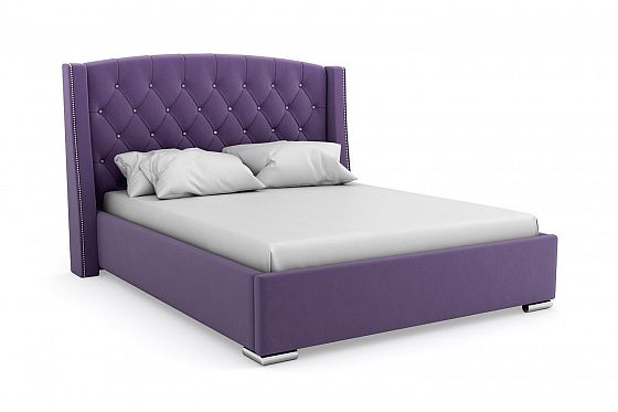 Кровать "Bounty LUX" 1400 подъемный механизм/стразы - Цвет: Фиолетовый 119