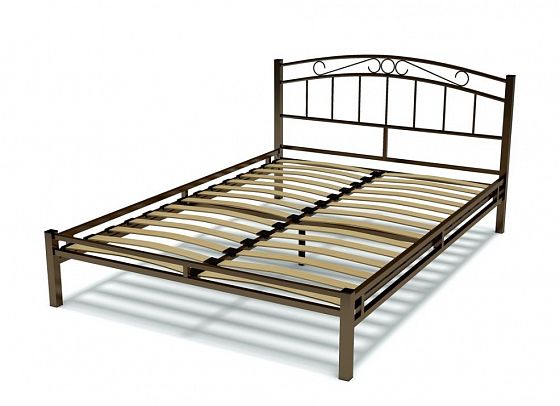 Кровать 160 "Виола" металлическая Цвет: Венге
