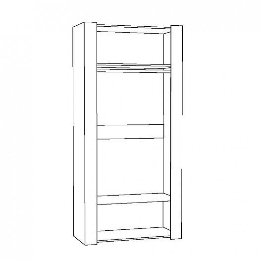 Шкаф для одежды "Амели" 13.133 - Схема