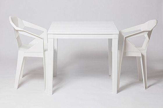 Стул "Румба" - В комплекте со столом, цвет: Белый (пластик)