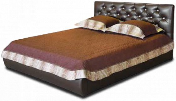 Интерьерная кровать "Валенсия" со стразами или пуговицами (с подъемным механизмом) 1200 мм - Интерье