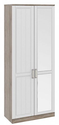 Шкаф для одежды (580) с 1-ой глухой и 1-ой зеркальной дверями "Прованс" СМ-223.07.005R правый -