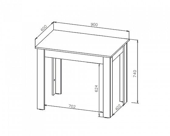 Стол обеденный "СО-1" (NN-Мебель) - Схема