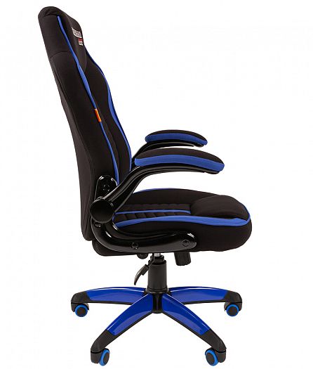 Кресла для геймеров "Chairman GAME 19" - Кресла для геймеров "Chairman GAME 19", Ткань синий/Ткань ч