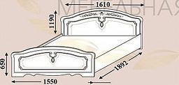 Кровать "Джессика" 1400