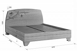Кровать "Виктория-1"  1600