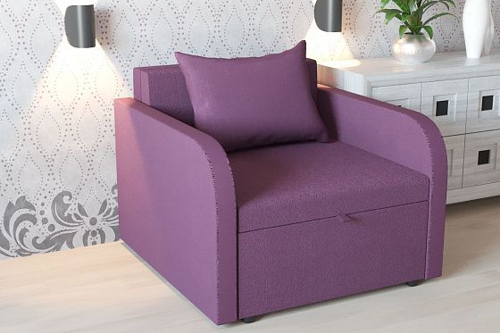 Кресло-кровать "НЕКСТ" с подлокотниками - В интерьере, цвет: Neo Plum