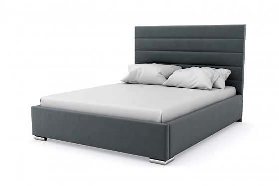 Кровать "Modern" 1600 с ламелями - Кровать "Modern" 1600 с ламелями, Цвет: Серый 017