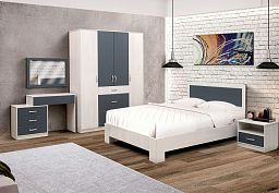 Модульная спальня "Венеция 6" с кроватью 1600*2000 мм