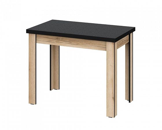 Стол обеденный "СО-2" (NN-Мебель) - Цвет: Дуб Делано/Черный