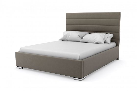 Кровать "Modern" 1600 с ламелями - Кровать "Modern" 1600 с ламелями, Цвет: Серый 112