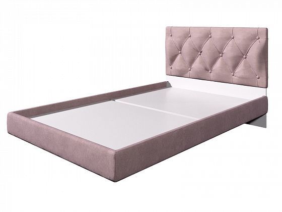Кровать парящая "Милана МС-3" 1200*2000 (пуговицы) - Розовый