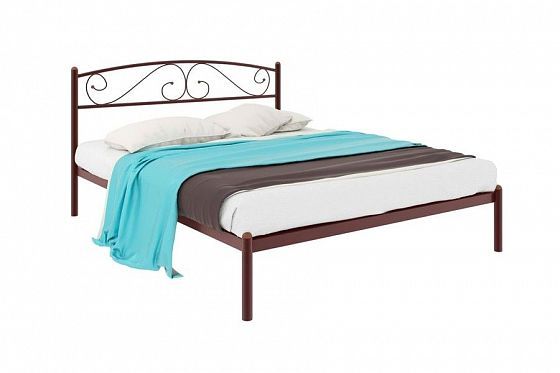 Кровать "Вероника" 1800 мм (ламели) - Цвет: Коричневый