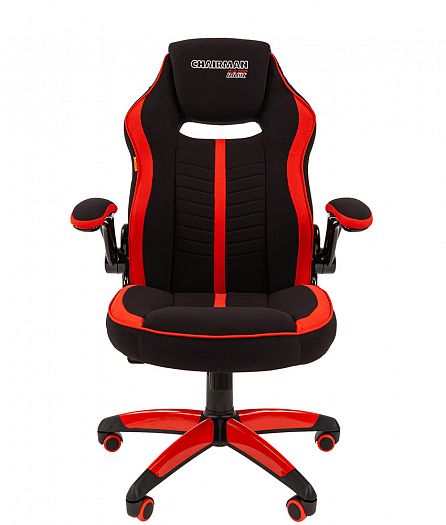 Кресла для геймеров "Chairman GAME 19" - Кресла для геймеров "Chairman GAME 19", Ткань красный/Ткань