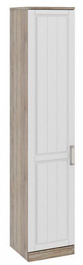 Шкаф для белья (580) с 1 дверью "Прованс" СМ-223.07.001L левый Цвет: Дуб Сонома трюфель/Крем