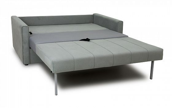 Диван-кровать "Лео" - В разложенном виде, цвет: 362 (Тори Серебристо-Серый)